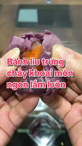 Bánh liu trứng chảy khoai môn ngon lắm luôn #banhtrungchay #banhliutrungchay #anvat #ancungtiktok #xuhuong #trending #bonganvat 