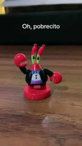 La figura de don cangrejo y el violin mas pequeño del mundo #bobesponja #spongebob #mrkrabs #humor #nickelodeon #viral 