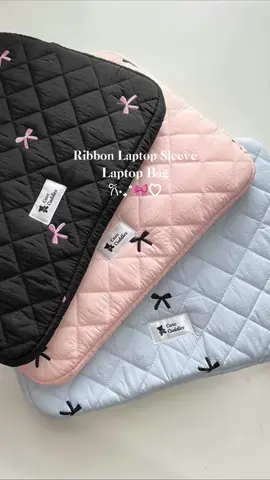 harus punya ga sii soalnya lucuu🥹 #laptopbag #laptopsleeve #ribbon #ribbonbag 