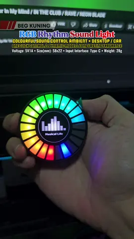 GOOJODOQ RGB Car LED Rhythm Light Car Interior Decoration APP Control Music Pickup Lamp Car Air Freshener Ambient Light Air Outlet #rgblights #desktopsoundlight #rythmlight #musiclight #rgbsoundbar #rgbsoundcontrol #wansportfitness 