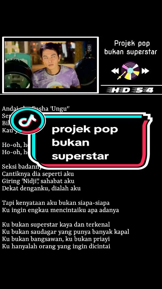 apa anak² 90an masi ingat dengan lagu ini 😁😁😁 Projek pop ~ bukan superstar  #projekpop #bukansuperstar #musik #sound #liriklagu #pop2000an #lirikvideo 