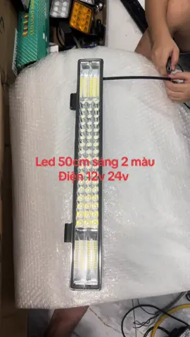 Led 50cm sáng 2 màu điện 12v 24v .led bar#ledlights #led #ledbar 