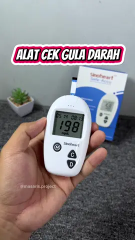 Alat cek gula darah Sinoheart Safe Accu 🩸 #alatcekguladarah #cekguladarah #sinoheart #sinoheartsafeaccu #cekdiabetes #sinocare #safeaccu #alkes #alatkesehatan #wibgajian 