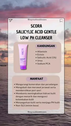 Nih guys sabun cuci muka yang cocok buat kulit berjerawat🙌🏻 #facewash #scora #salicylicacid #acneskin #fyp 