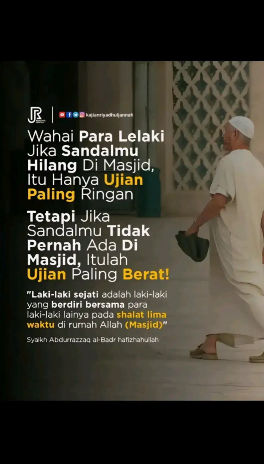 #jangantinggalkansholat #perbaikishalatmu #perbaikidiri #muhasabahdirisendiri #motivasidiri #pengingatdiri #yukhijrah 