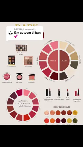 Trả lời @Vy  Nguồn ig: fei_muasg . mọi người tham khảo nha #beauty #personalcolor #makeup #goclamdep #thuvienmakeup #trueautumn #softautumn  #darkautumn 