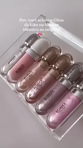 Comente “quero” para receber o link do achadinho✨💗 @Achadinhos Shopee🎀🛍️✨  #kiko #gloss #achadinhos 
