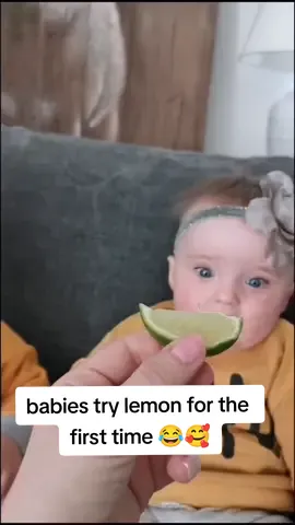 part 01 | baby Try Lemon Funny Reaction #baby #edit #fpyシ #lemon #try #babyreaction #cute 