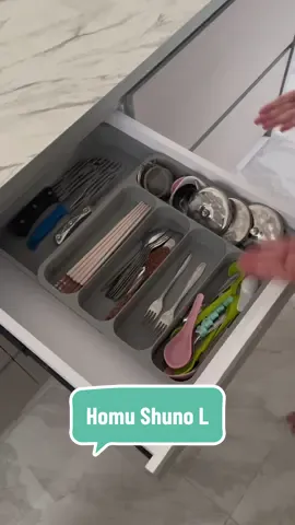 Homu Shuno L Drawer #fyp #derrykhi #homu #produkrumahtangga #homeliving #kitchen #peralatanrumahtangga 