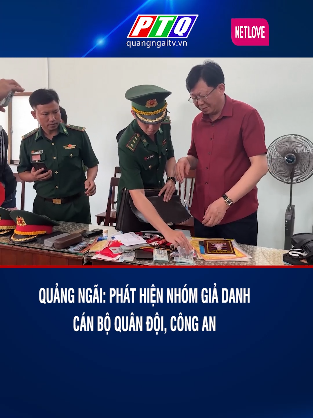 Quảng Ngãi: Phát hiện nhóm giả danh cán bộ Quân đội, Công an | Sáng nay(19/7), tại cảng Sa Kỳ, Đồn Biên phòng cửa khẩu cảng Sa Kỳ, Bộ Chỉ huy Bộ đội Biên phòng Quảng Ngãi đã phát hiện 04 người nghi giả danh cán bộ cấp cao Quân đội và Công an. Đồn Biên phòng cửa khẩu cảng Sa Kỳ phối hợp với lực lượng công an địa phương tiến hành làm việc với nhóm người này. #truyenhinhquangngai #dthquangngaimcv #ptq #quangngai #76quangngai