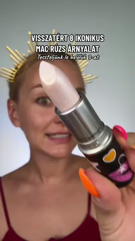 PR|reklám FEHÉR RÚZS?!😱 Láttál már ilyet?? Én nem úgyhogy teszteljük is le rögtön!🤩 Milyen színű rúzson próbáljam ki legközelebb? Írd meg!🥰😘💖 #maccosmetics #maccosmeticshungary #iwearmac #macbubbles #ikonikus #rúzsteszt #rúzstesztelés #elsőbenyomás #próbáljukkiegyütt #elsőpróbálkozás #sminktesztelés #sminkteszt 