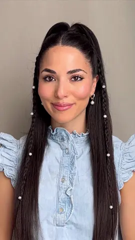 Easy Summer Hairstyle 🤍✨ #hairstyletutorial #hairideas #easyhairstyles #hairinspo #summerhair #hairtok #hairtutorial #cutehairstyles #hairinfluencer #hairtrends 