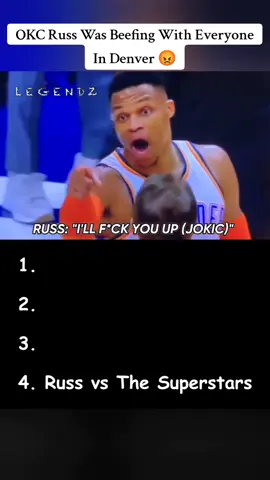Which relationship will be the hardest to mend 🤔? #russellwestbrook #denvernuggets #okcthunder #nbanews #milehighbasketball 