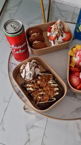 Summer Desserts At O My Goodies Rochdale!!  - Gulab Jamun & Icecream 🍦  - Lotus Inspired Brownies & Icecream🍦  - Mango/Strawberry & Icecream 🥭 🍓  132 Whitworth Road, Rochdale, OL12 0JG 📌  01706 413658 📞  Available in store ✨️  Or Available on Uber & Justeat for deliveries 🚲  #fyp   #omygoodies  #omg  #dessert  #cake  #food  #rochdale