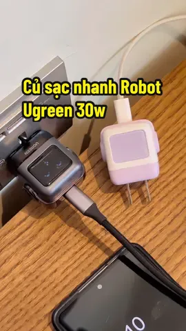 Sau thời gian sử dụng củ sạc nhanh 30w Robot Ugreen còn lại những gì  #xuhuong #tranminhdaily #cusacnhanh #thanhcongnghe #ugreen #cusacnhanh30w 