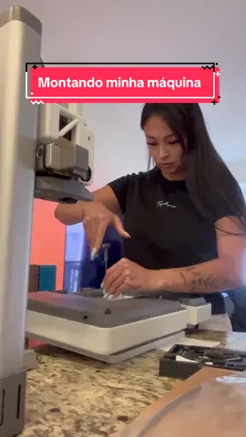 Montando minha maquina de impressão 3D! #3dprinting #impressao3d #bambua1 #3d #viral 