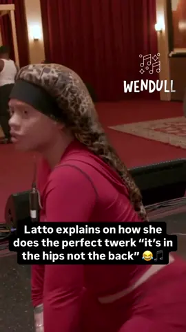 Latto explains on how she does the perfect twerk “it’s in the hips not the back” 😂🎵