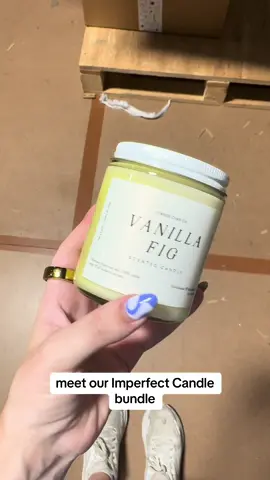 introducing our 2 for $20 candle bundle 🕯️ help me rehome all of our imperfeft candles. they still smell and burn so good, they just visually aren’t up to our standards to sell. the perfedt way to try our candles at a big discount!! #scentedcandle #homedecor #bundles #sale 
