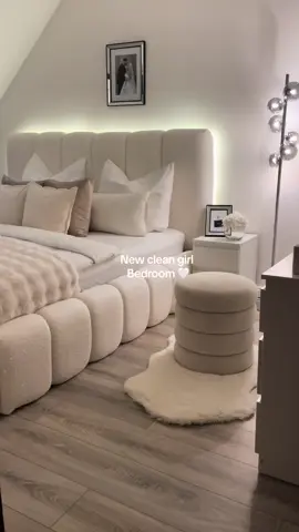NEW BEDROOM 🤍 #Home #interiordesign #bed #Love #homesweethome #interior #clean #white #f #fyp #foryou #foryoupage #foryourpage #foryoupageofficiall #viral 