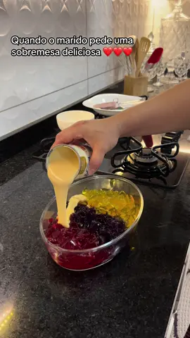 Gelatina Mosaico #donadecasablogueira #receitafacil #satisfatorio #asmrcozinhando 