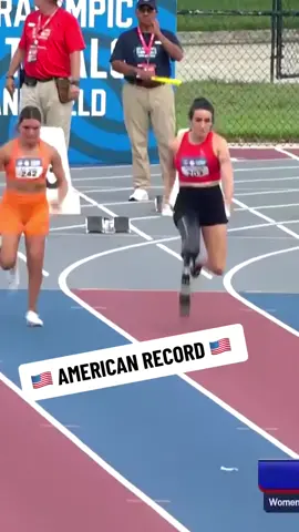LINDI MARCUSEN BREAKS THE AMERICAN RECORD AGAIN! 🇺🇸  #ParaTrials24 #Paralympics #ParisParalympics #track #trackandfield 