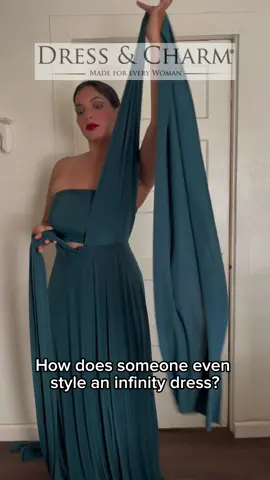 An example of how you can style your bridesmaid infinity dress👗 #bridesmaid #infinitydress #wedding #bridesmaiddress #bridesmaidstyle #bridallooks #weddingplanning2025 