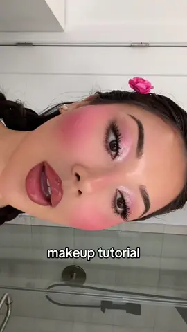 Replying to @kglikespasta makeup tutorial 🌸💗 @ColourPop Cosmetics flirty talk palette  @yslbeauty mascara  @houseoflashes Natalia mini  @maccosmeticsusa soar @rhode toast @patricktabeauty she’s sculpted @patricktabeauty she’s a doll blush @patricktabeauty baby highlighter  #makeup #makeupideas #makeuptutorial #pinkmakeup #cppartner #pinkeyeshadow #glittereyeshadow 