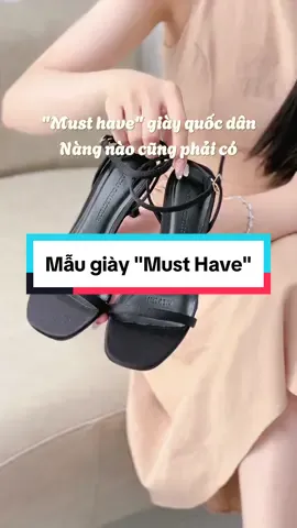 Giày sandal nữ quai ngang quốc dân mà nàng nào cũng nên có #haducollection #depnu #depgiare 