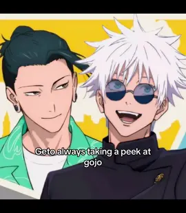 He aint even tryna hide it at this point😭🙏🏼!!‼️#fyp #blowup #getojjk #getojujutsukaisen #gojojjk #gojojujutsukaisen  