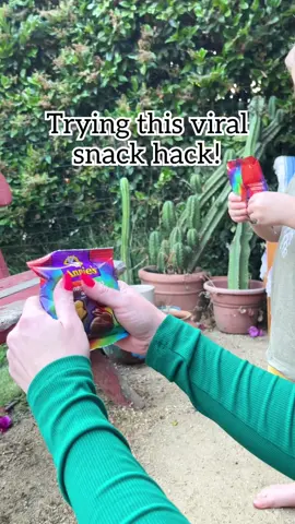This Viral Snack Was So Fun! 😋 This viral snack hack was a fun twist on the classic summer staple! #snacks #SnackTime #FamilyFun #EasyRecipes #smores 