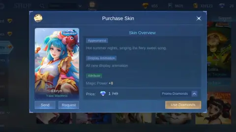 aaahhhhhh so cuteeeeee😍😍😍😍😍 #S2MLBBRisingStars #mlbb #xyrene_ml #fyppppppppppppppppppppppp #fypdongggggggg #promodiamondmlbb #florynmlbb 