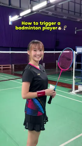 How to trigger a badminton player 😤⛔️🏸 #ForYouSports #SukanDiTikTok #BadmintonMalaysia 