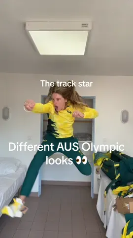 And I’ve only gotten half the kit 🤯 #fyp #foryou #olympics #paris2024 #australia #track #OOTD 