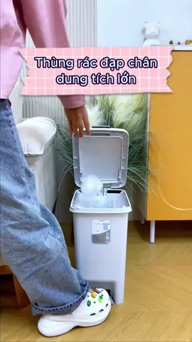 Thùng rác đạp chân chữ nhật nhựa nguyên sinh, kèm ruột kháng khuẩn khử mùi, Size 10-15-20L có nắp ấn mở. #thùngrác #thùngrácđạp #thùngrácchữnhật #nhựappnguyênsinh #khángkhuẩn #khửmùi #giadinh #noitro #bep #phongtam #nhave̛sinh #phongcanhanimechill #sachse #tienich #antoan #30l