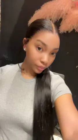 Always a clean install 🤍❤️ #sleekponytail #frontalponytail 
