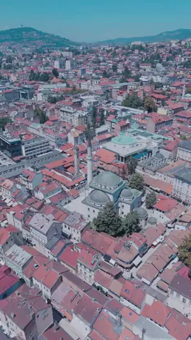Sarajevo Bosnia and Herzegovina from above. Drone footage #bosniaandherzegovina #sarajevo🇧🇦  #dronefootage 