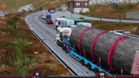 Montha cõng 82t xém thất thủ 😂#xuhuong #xuhuongtiktok #gamelaixe #truckersofeurope3 