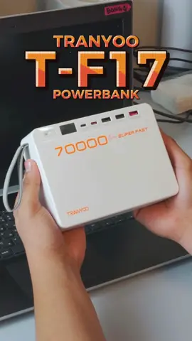 POWERBANK WITH 70000 mAh #fyppppppppppppppppppppppp #fypシ #powerbankmurah #powerbanksale #powerbankfastcharging #foryoupage #tranyoopowerbank #highqualitypowerbank #advancedsystems #tiktokshop #tranyooofficialstore 