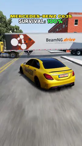 Mercedes-Benz vs Trailer #beamngdrive #beamng #beamngcrashes #mercedes #car #cars #vroomatic 