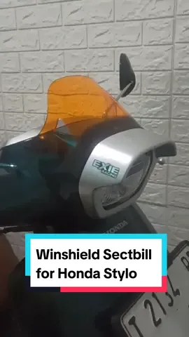 Yuk mumpung masih ready stok, digaskeun.. produk baru windshield khusus Honda Stylo keluaran @sectbill  yang tidak perlu diragukan lagi kualitasnya. #hondastylo #stylo160 #stylomodifikasi #sectbillstylo #windshildsectbill