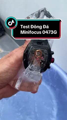Bài test đông đá chống nước của mẫu đồng hồ MINIFOCUS 0473G #iMThuanMai #nakamaiteam #minifocuswatch #minifocus0473g #donghominifocus 
