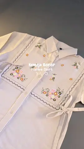 aslii gemesss poll, buruann selagi size lengkapp😭💓🫵🏻 #atasanlinen #atasanbordir #kemejabordir #ootdhijab #fypシ #fyp 