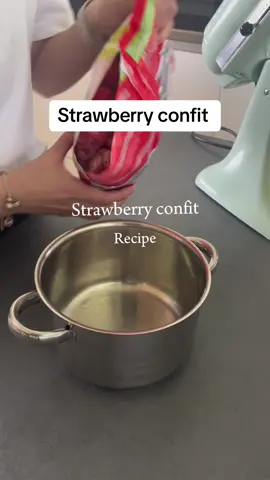 This berry confit can be used as a topping for cheesecake or, with a bit more cornstarch, as a cake filling❤️🫐🍓 Ingredients: - Any berries that you like (fresh or frozen) - 1 lemon - Sugar - Cornstarch Instructions: 1. If using frozen berries, first boil the berries with sugar and lemon juice 2. Make a puree from the berries using a blender (if using raspberries, you can sieve them after blending to remove the seeds) 3. Add cornstarch and let it boil until it thickens 4. You can use the confit right away on a cooled cheesecake, but preferably cover it with cling film and let it cool before using #strawberryconfit #confit #fruitconfit #berrieconfit #berries #strawberry #strawberries #confit #cakerecipe #Recipe #bakingtime #bakingtips #pastry #pastries #pastrylove #asmr #asmrsounds #asmrvideo #for #foryou #foryoupage #dnespeciem #tiktok #tik_tok 