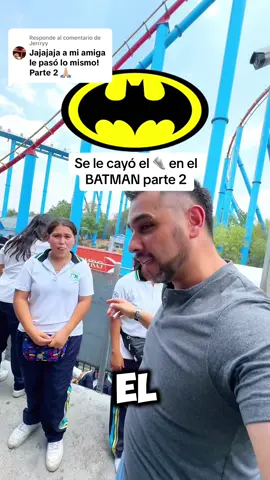 Respuesta a @Jerrryy se le cayó el 👟 en el Batman segunda parte  ¡No creerás lo que pasó en Six Flags! 🎢😱 A alguien se le cayó el tenis en plena vuelta del Batman 🦇👟¡Increíble! #PerdíMiTenis #SixFlagsFail #BatmanRide #TenisVolador #EpicFail #karyamm #karyamm 