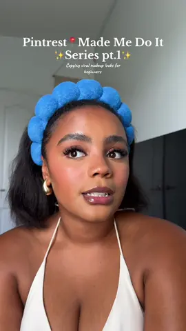Trying out viral makeup looks from Pinterest☺️ This is a long one so set up your phone and do your makeuo with me🤌🏽✨ Comment below and other looks or techniques you want me to try‼️ #pintrestmakeup #viralmakeup #makeuptutorial #indepthtutorial #naturalmakeup 