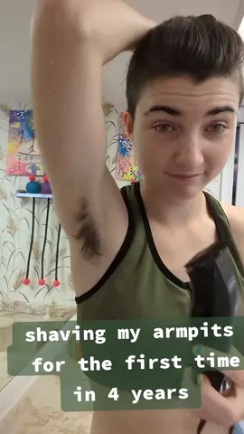 shaving my armpit hair for the first time in 4 years  . . #fypage #fypシ゚viral #armpithair #welp