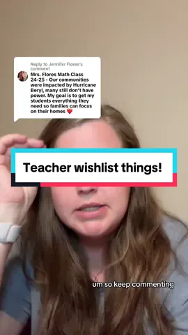 Replying to @Jennifer Flores im catching up on the few days i missed but lets gelp Mrs. Flores out!! 🫶✏️📝 #teach #teacherwishlist #parentsoftiktok #parentok #millennialmoms #MomsofTikTok #momsover30 #momtok #motherhood #backtoschool 