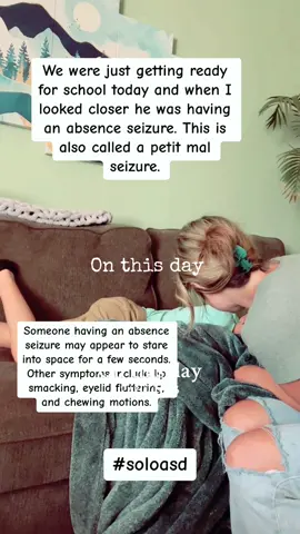 #onthisday solo is not only autistic he also has epilepsy. We haven’t had a seizure in 9 months I think. #soloasd #autism #autistic #epilepsy #seizure #absenseseizure 
