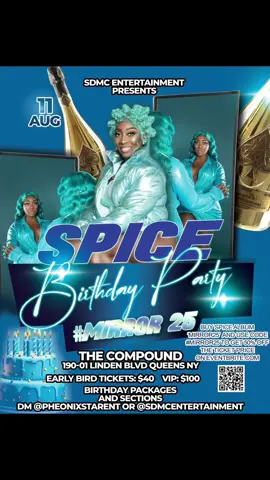 New york come celebrate my birthday with me @SDMC ENTERTAINMENT Use Code #Mirror25 to get 50% off your tickets on event brite. 