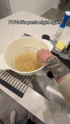 Saturday night is pasta night. Iykyk 